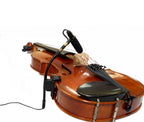 Rannsgeer PMMB19-SH4-VL Violin Clip-On Musical Instrument Microphone for Shure Wireless Microphone and Phantom Power Input