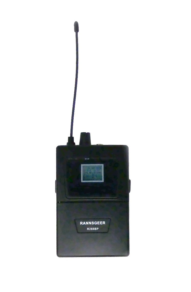 Rannsgeer UHF R288-630PK 4-Channel Pink Color Mini Headset Wireless Microphone