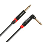 Rannsgeer R7903P2 1/4" TS Right Angle to 1/4" TS 3 Feet 2 Pack Cable