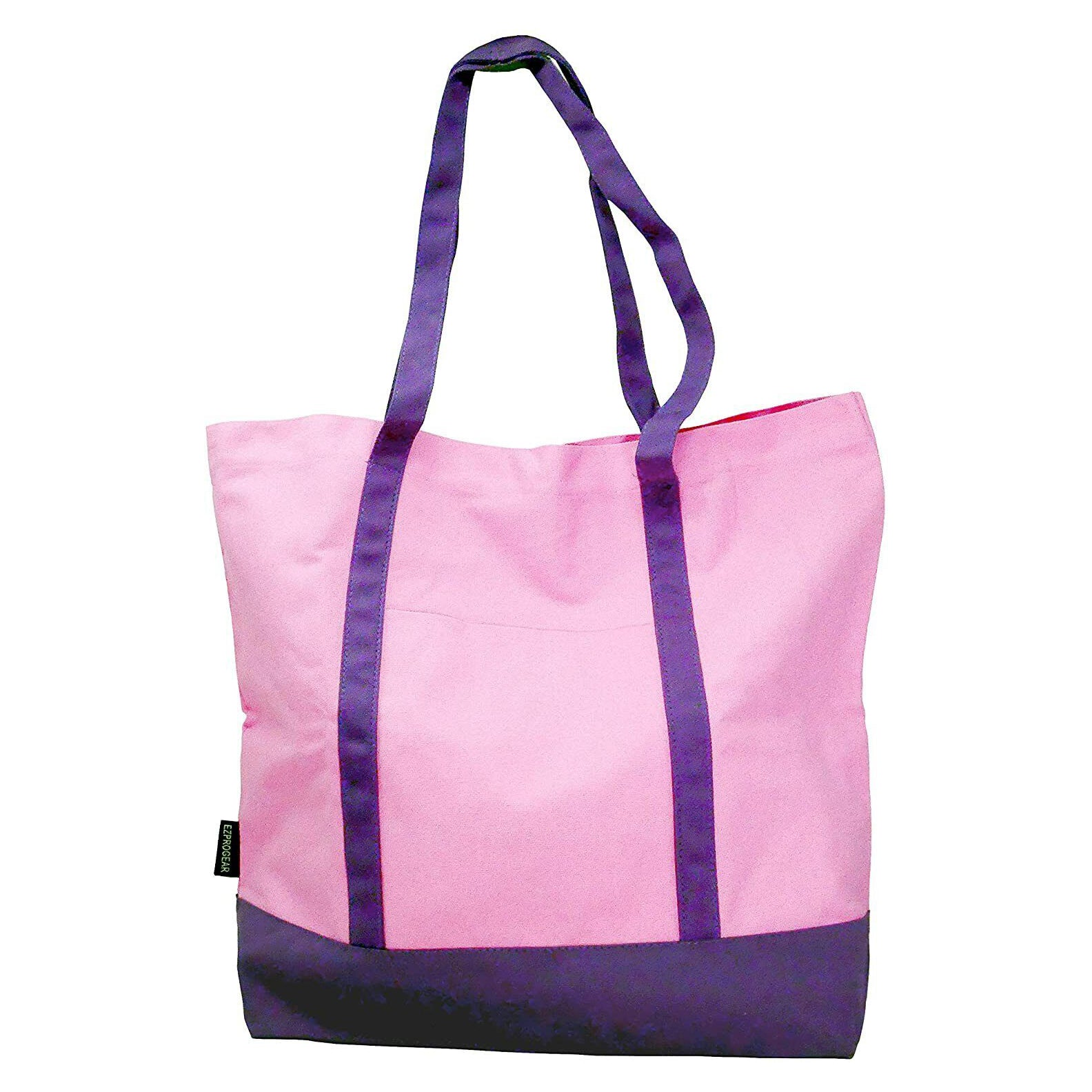Ezprogear Heavy Duty Cotton Canvas Tote Bag - Eco-Friendly Grocery & Shopping Bag