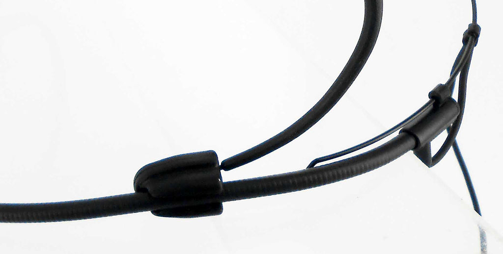 U-Voice UV340A-H4P Ultra Lite Adjustable Frame and Boom Black Color Headset Microphone for Audio Technica