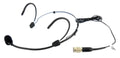 U-Voice UV340A-H4P Ultra Lite Adjustable Frame and Boom Black Color Headset Microphone for Audio Technica