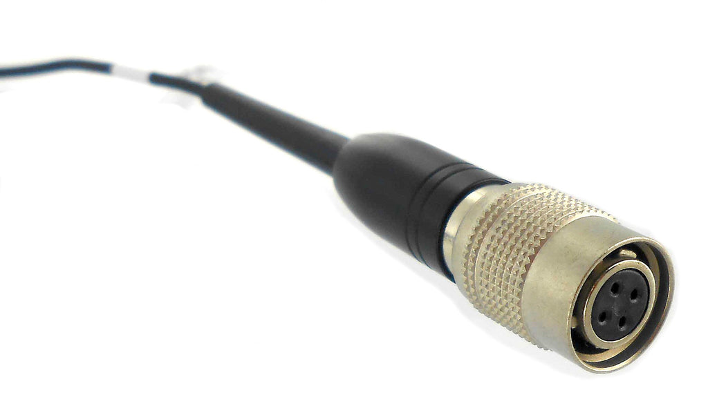 U-Voice UV340A-H4P Ultra Lite Adjustable Frame and Boom Black Color Headset Microphone for Audio Technica