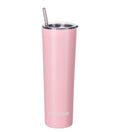 Ezprogear 34oz Slim Tumbler with Straw | Matte Carnation