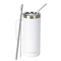 Ezprogear 32oz Insulated Stainless Steel Coffee Mug with Handle - White