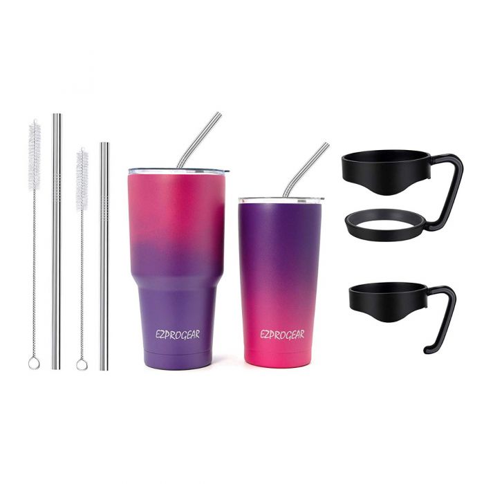 2 Pack Travel Tumblers, 20 Oz Stainless Steel
