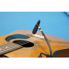 AV-JEFES PMM19B-LS-GT Guitar Clip-On Musical Instrument Microphone for Sennheiser Wireless Microphone and Phantom Power Input 