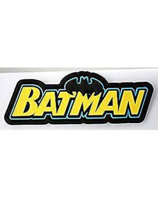 DC Comics Batman Comic Script Logo Soft Touch PVC Magnet