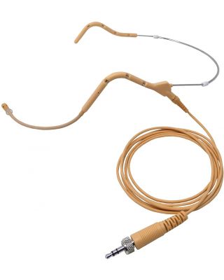 U-Voice UVG20 Tan Color Headset Microphone with Straight Detachable Cable for Sennheiser (Straight Cable)