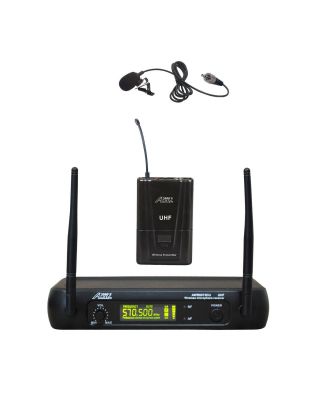 Audio2000s 6073UM UHF Wireless Microphone System with Lavalier
