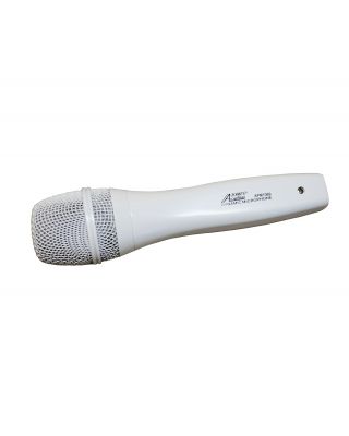 Audio2000 APM1069 Dynamic White Microphone with Holder