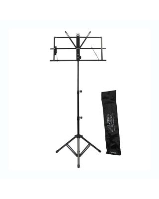 Audio 2000 AST4446 Black Portable Sheet Music Stand (56" Height)