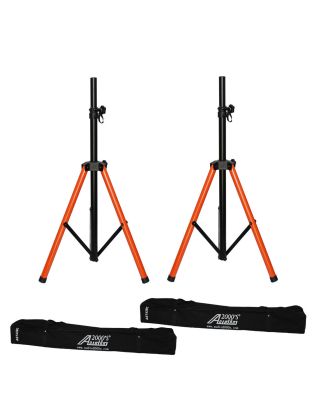 Audio 2000 AST439C Heavy Duty Speaker Stand with Carrying Bag (Pair)