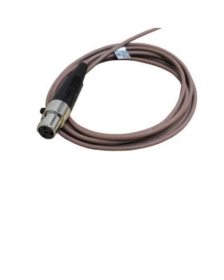 DC_CC-35LS Cocoa Color Replacement Detach Cable Sennheiser Connector for VL636, AVL670SD, UVS70D & VL637D Headset Microphone