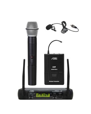Audio2000s 6074UL UHF Wireless Microphone Handheld & Lavalier