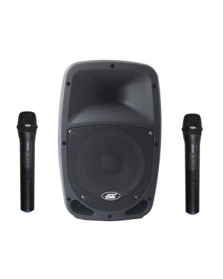 Audio2000s AWP6407HH 30W Dual Channel Wireless Microphone Bluetooth Portable PA System with 2 Handheld