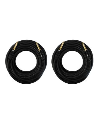 Audio2000's C08050P2 50ft. 1/4" TRS to 1/4" TRS Cable (2 Pack)