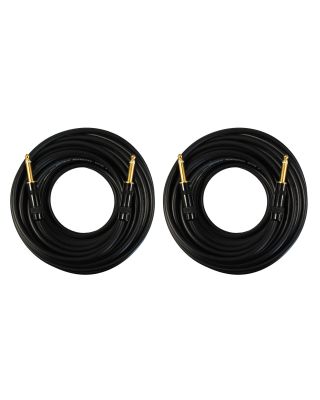 Audio2000's C09050P2 50ft 1/4" TS To 1/4" TS Cable (2 Pack)