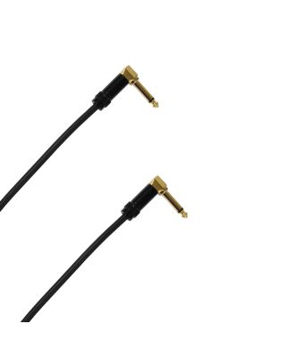 Audio2000's E27103 3Ft 1/4" TS Right Angle To 1/4" TS Right Angle Cable