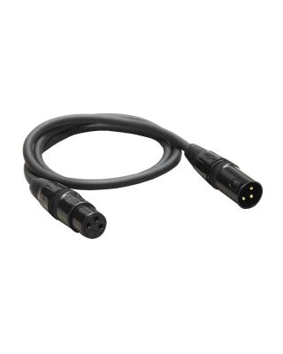 Audio2000's E02103 3ft XLR Male to XLR Female Microphone Cable