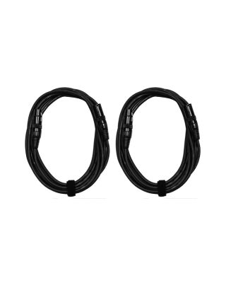 Audio2000's E02112P2 12ft XLR Male to XLR Female Microphone Cable (2 Pack)