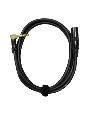 Audio2000's E14112 12 Ft 1/4" TRS Right Angle to XLR Male Audio Cable