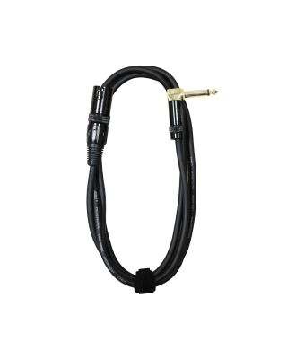 Audio2000's E17106 6 Ft 1/4" TS Right Angle to XLR Male Audio Cable