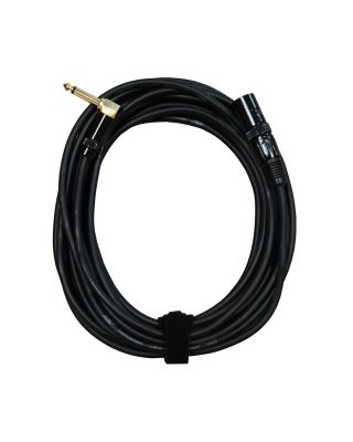 Audio2000's E17125 25 Ft 1/4" TS Right Angle to XLR Male Audio Cable