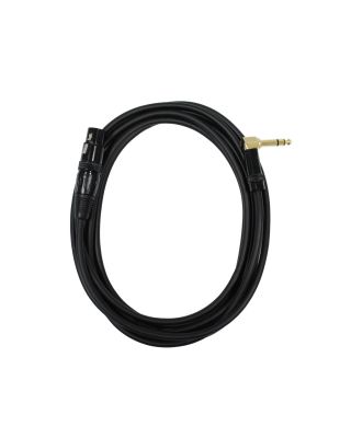 Audio2000's E20112 12 Ft 1/4" TRS Right Angle to XLR Female Cable