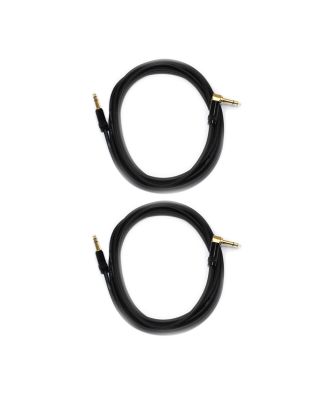 Audio2000's E26112P2 12 Ft 1/4" TRS Right Angle to 1/4" TRS Cable (2 Pack)