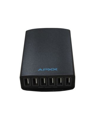 APXX UCA6C-50A 6-port 50 watts Smart USB Car Charger