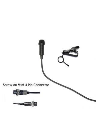 TCM148 Omnidirectional Condenser Lapel Lavalier Microphone 3.5 Lock Screw 