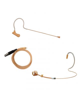 U-Voice UVS70DTF-SH4 Tan Color Mini Headset Microphone with Frame for Shure