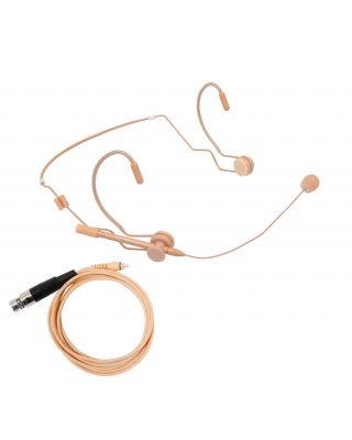 AV-JEFES AVL637D-SH4 Earhook Headset Microphone with Detachable Cable for Shure