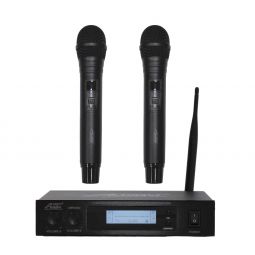 Audio2000's AWM6902 Dual Channel Digital Wireless Microphone with Handheld