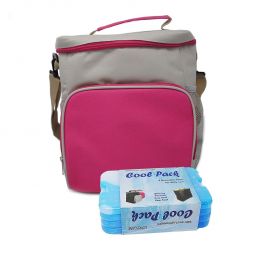 Ezprogear Soft Insulated Lunch Cooler Bag Outdoor Picnic Bag & Ice Packs