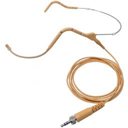 U-Voice UVG20 Tan Color Headset Microphone with Straight Detachable Cable for Sennheiser (Straight Cable)