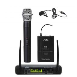 Audio2000s 6074UL UHF Wireless Microphone Handheld & Lavalier