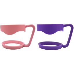 Ezprogear 2 Pack Purple and Pink Handle for 30 oz Stainless Steel Water Tumbler 