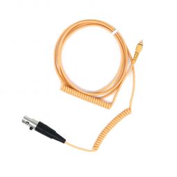 U-Voice UVG20 Tan Color Headset Microphone with Straight Detachable Cable for AKG (Straight Cable)